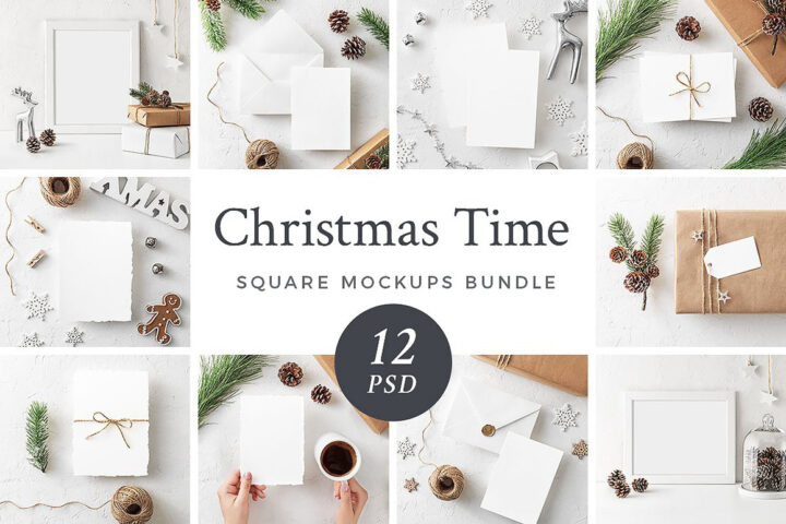 Christmas Mockups Bundle
