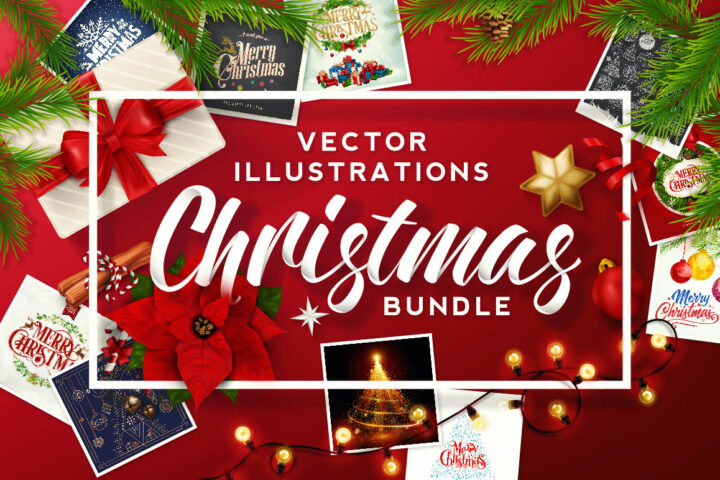 Christmas Bundle – 50 Vector Illustrations