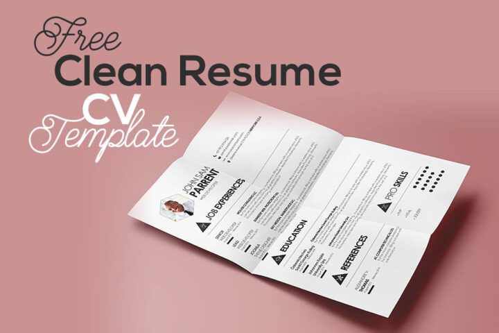 Free Clean Resume CV Template