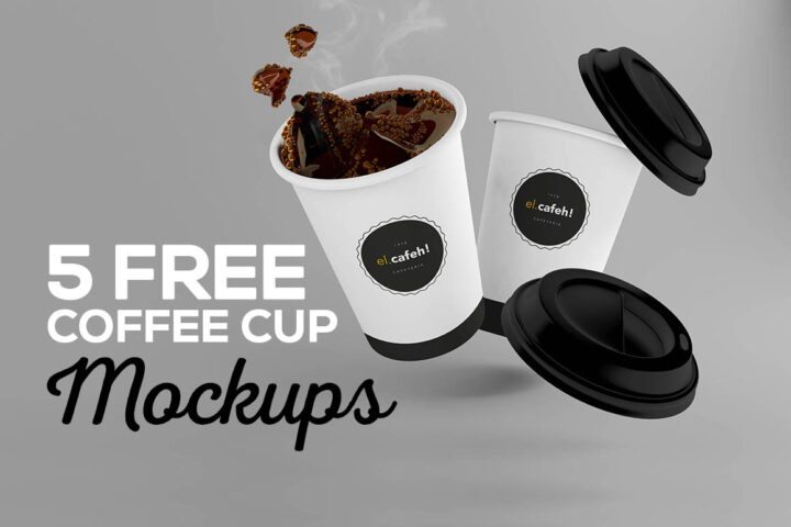 5 Free Coffee Cup Mock-ups