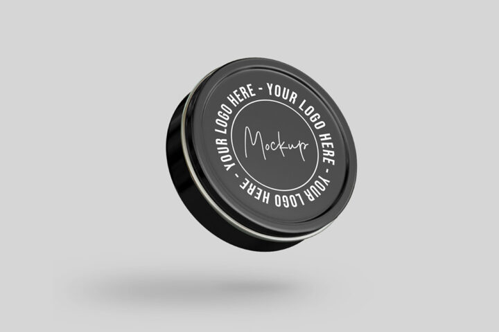 Cosmetic Tin Jar – Free Mockup