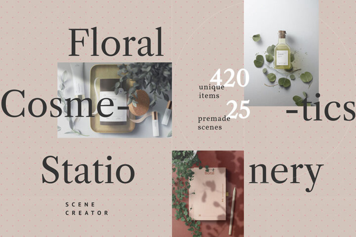 Cosmetics – Floral – Stationery – 3in1