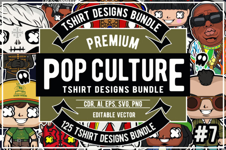 125 Pop Culture T-shirt Designs 7