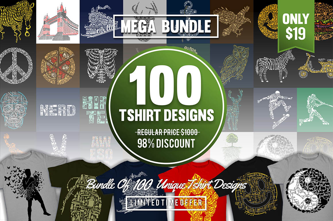 100 Creative T-shirt Designs - Dealjumbo