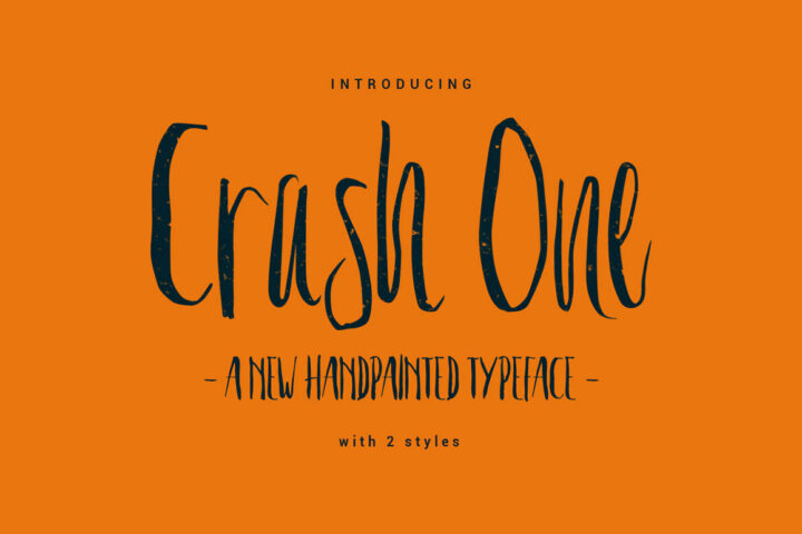 Crash One & Two – Free Font
