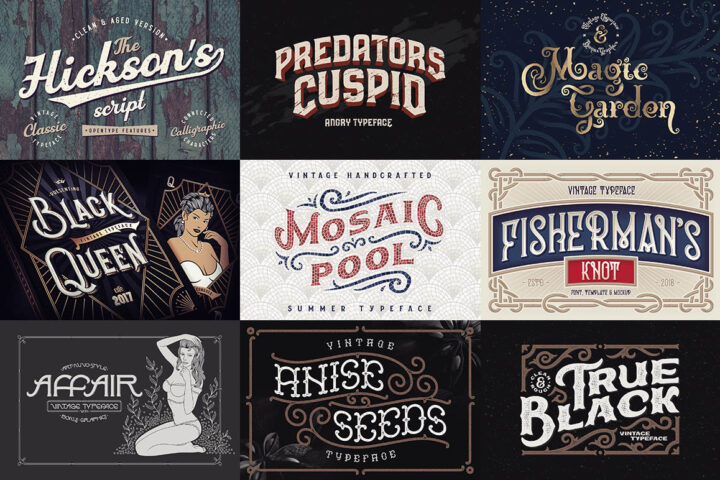 Creative Display Fonts