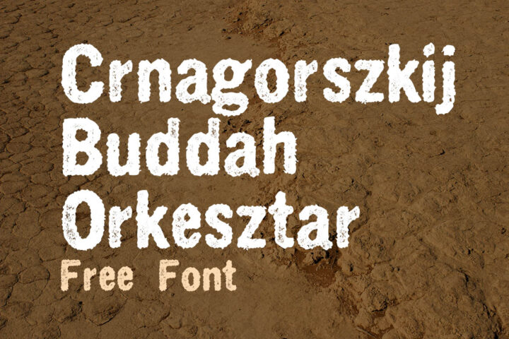 Crnagorszkij Buddah Orkesztar – Free Font