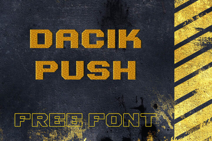 Dacik Push – Free Font