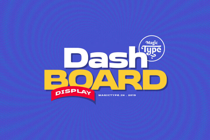 Dashboard – Free Font