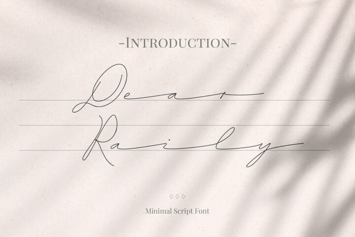 Dear Rialy – Free Font