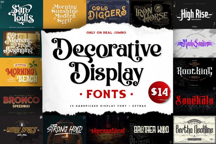 Decorative Display Fonts