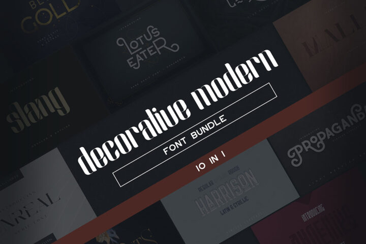 Decorative & Modern Fonts