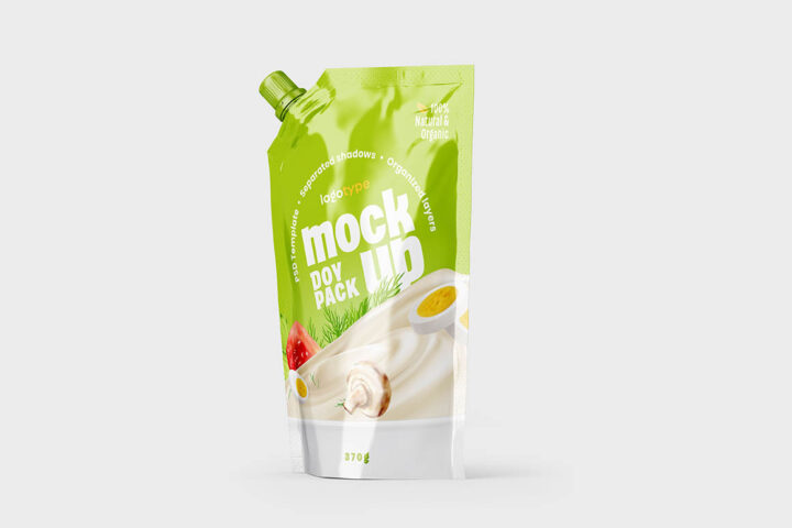 Doypack Packaging – Free Mockup