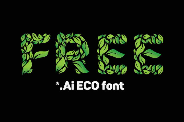 ECO Vector Lettering Set
