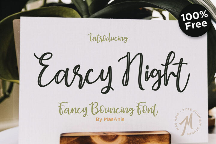 Earcy Night – Free Font