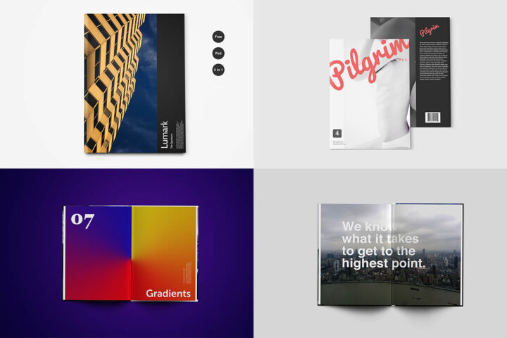 Editorial Magazine PSD Mockups