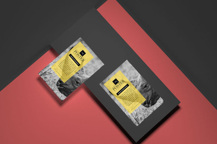 Elegant Brand Posters – Free Mockup