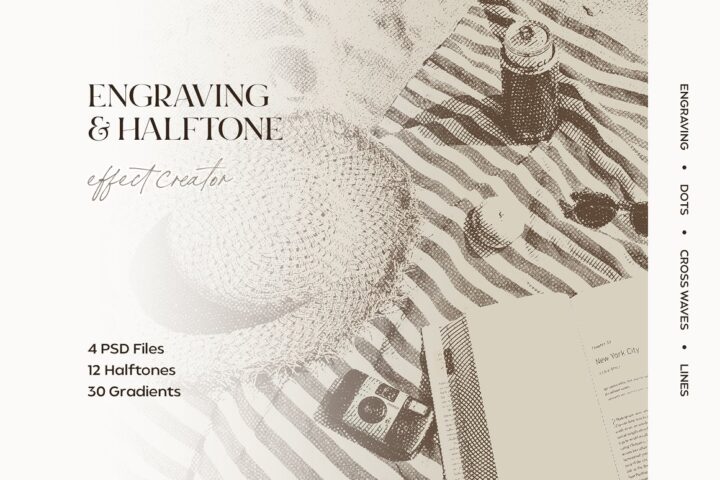 Engraving & Halftone Effect Creator