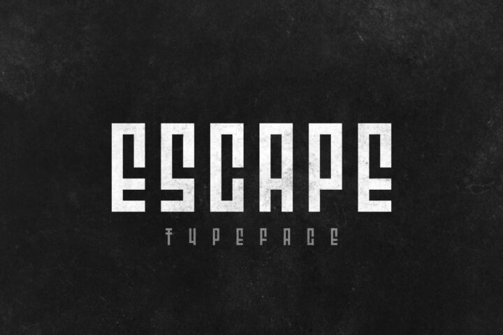 Escape – Free Font