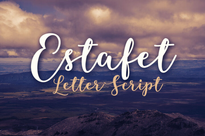 Estafet Script – Free Font