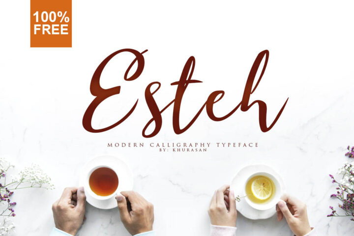 Esteh Script – Free Font