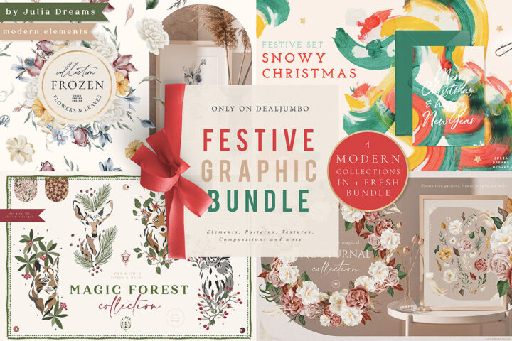 Festive Illustrations Bundle