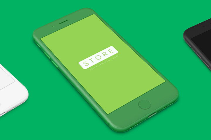 Free iPhone Clay Mockup