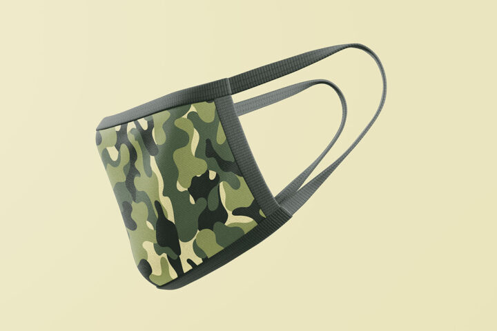 Fabric Face Mask – Free Mockup