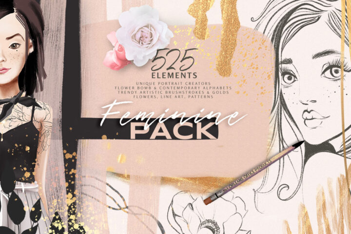Feminine Style Graphics Pack