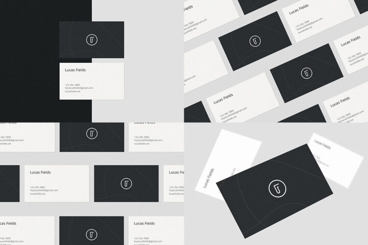 Minimalist Business Card – 4 Free Mockups