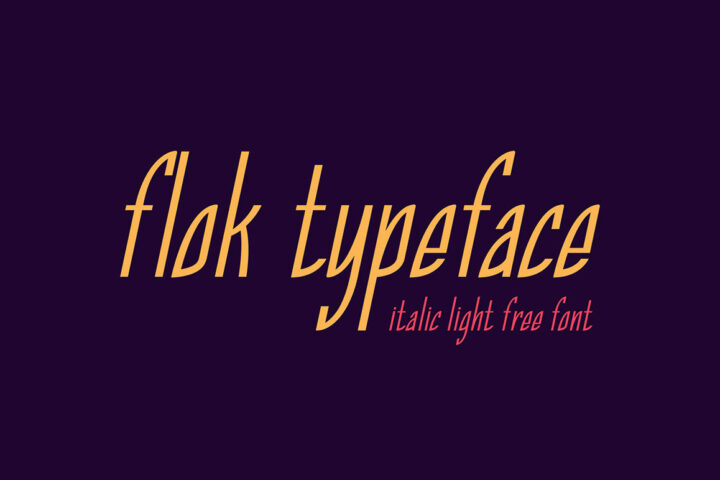 Flok – Free Font