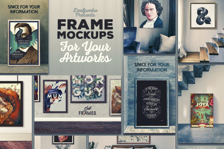 Frame Mockups For Your Artworks