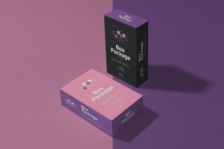 Box Packages – Free Mockup