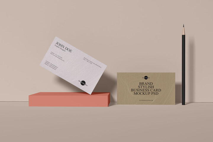 Stylish Business Cards – Free Mockup