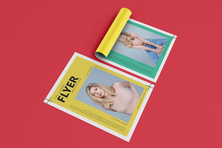 2 Flyers – Free Mockup