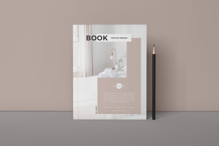 Stylish Book Cover – Free Mockup