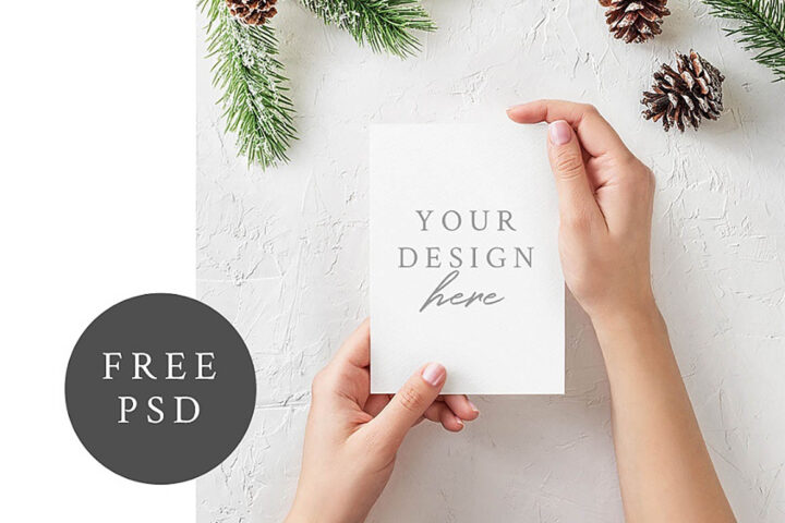 Christmas Card Mockup