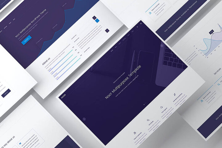 Free Website Showcase Mockup