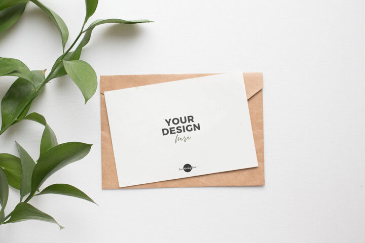 Elegant Invitation Card – Free Mockup