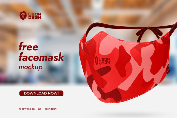 Fabric Face Mask – Free Mockup