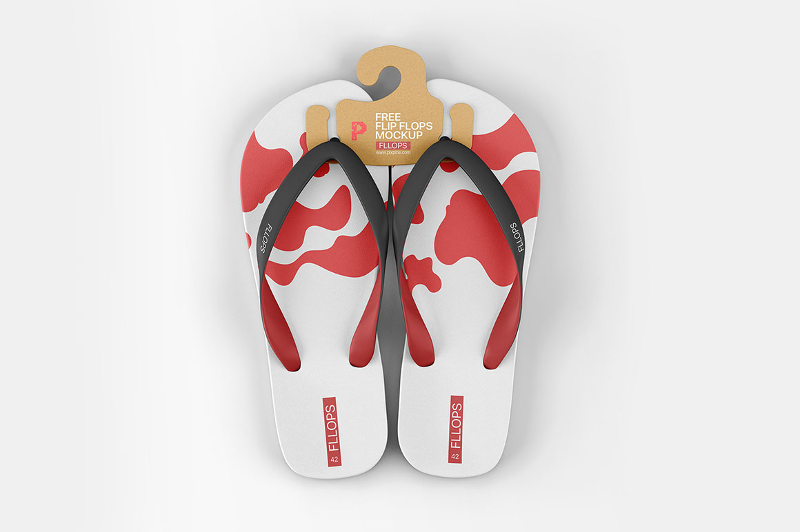 Flip Flops - Free Mockup - Dealjumbo
