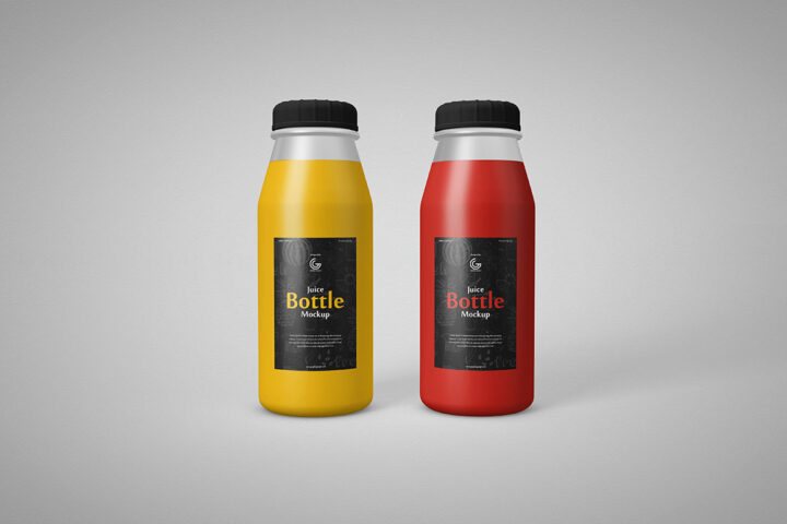 Juice Bottles – Free Mockup