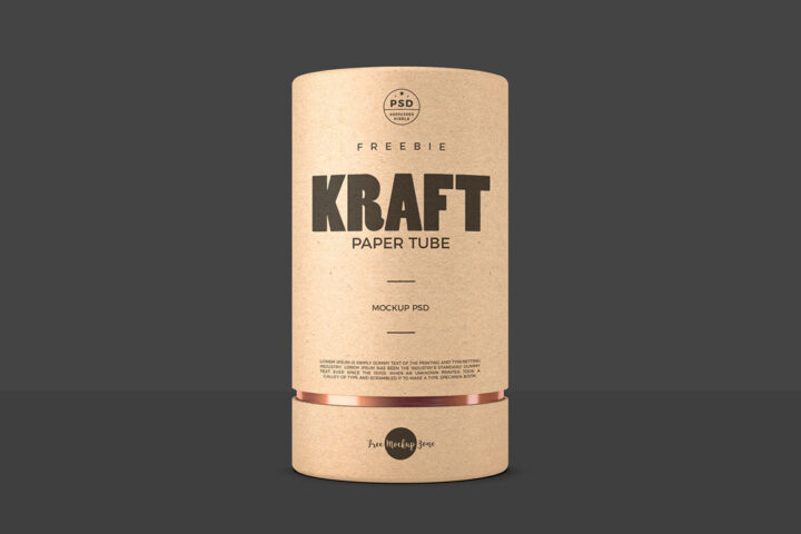 Paper Tube – Free Mockup