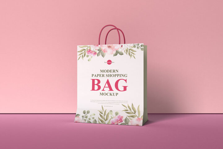 Paper Shopping Bag – Free Mockup