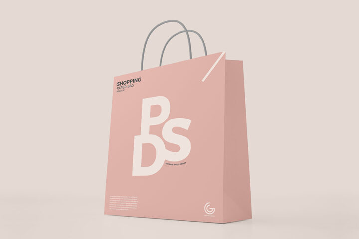 Free Shopping Bag Mockup