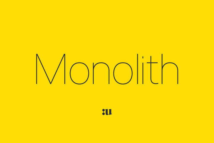 Monolith Light Italic – Free Font