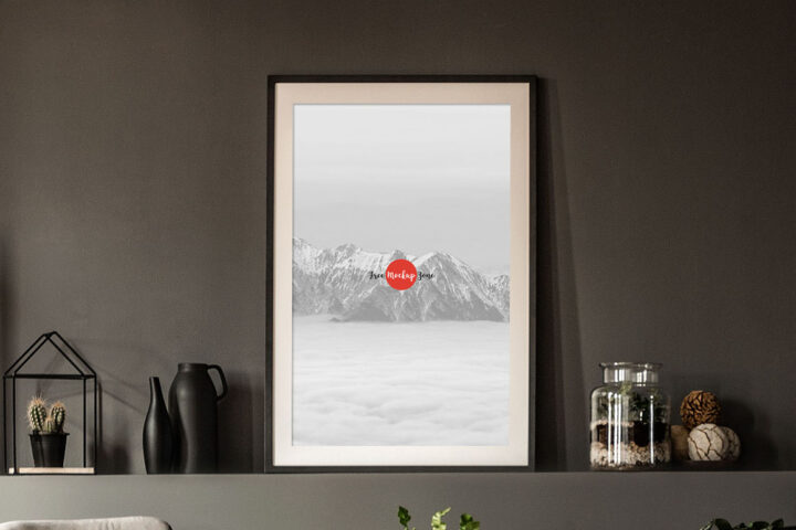 Frame In Interior – Free Mockup