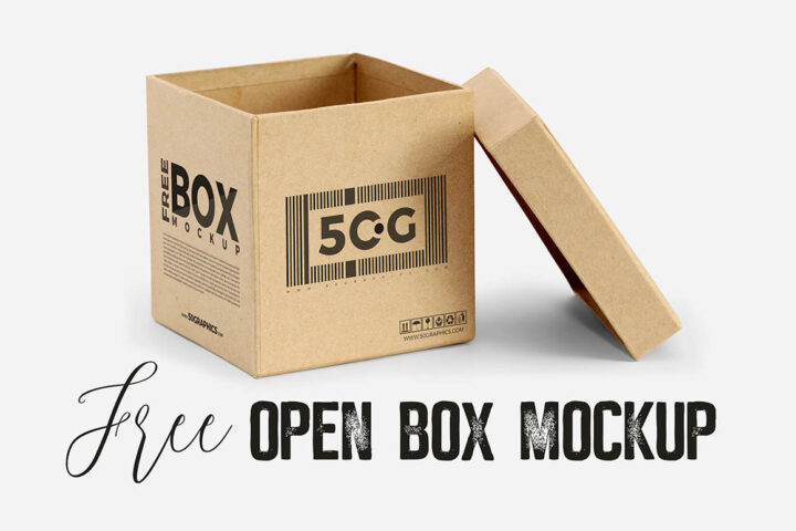 Free Open Box Mockup