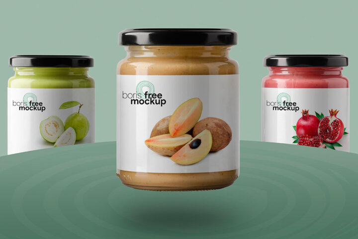 Glass Jars – Free Mockup