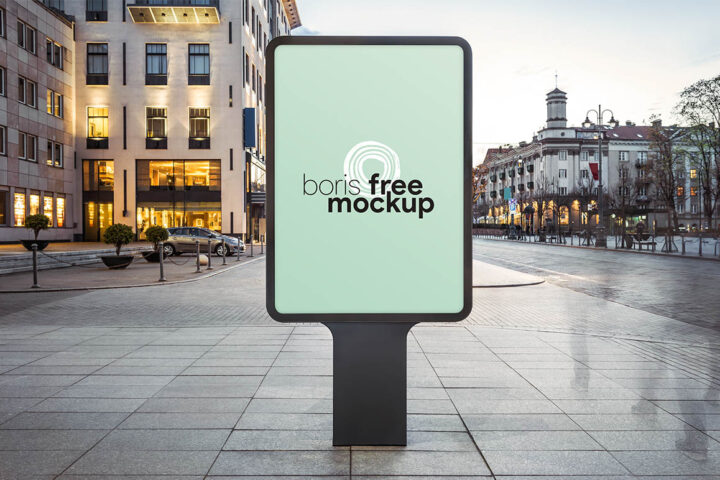 Outdoor Poster Board – Free Mockup